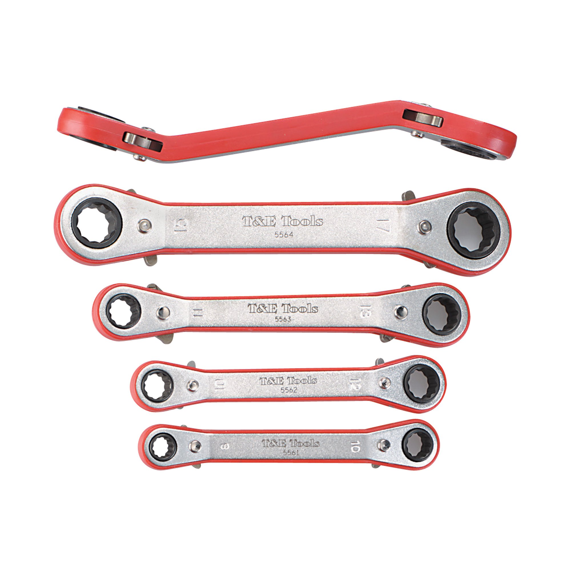 T and E Tools Offset Ratchet Wrench Set Northern Tool